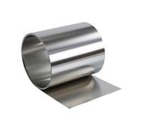 ByteRunning Rouleau De Bande MéTallique Acier Inoxydable,Largeur De Bande éTroite,304 INOX Acier Feuille Rouleau,Grande Robustesse,Convient Aux Applications Industrielles