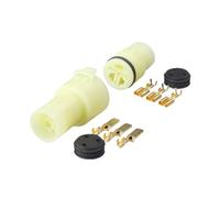 BYTNHNT Connecteur D'étincelle Étanche Compatible with The Automobile, 1 Jeu De 3 Broches 6187-3551 6180-3541, Fil De Prise 6.3MM, Prise Femelle Mâle DJ70319Y-6.3-11(Female and Male)