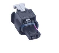 BYTNHNT Connecteur d'injecteur de Carburant Automatique, 2 Broches, Bouchons de capteur d'impact étanches 0-2112986-1 1-1718643-1 4F0973702 4F0 973 702