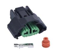 BYTNHNT Connecteur Femelle Compatible with The phares antibrouillard, 1 Jeu de 2 Broches (2.8), connecteur étanche Automatique, Prise H11 H/9 M6, 6189 à 0935, Deux Formes(A)