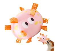 Byuexhp Ballon de football pour chien avec sangle - Ballon de football pour chien de taille moyenne avec sangles - Jouet à mâcher pour réduire le comportement destructeur