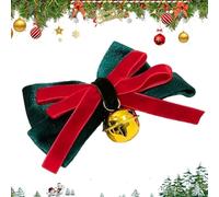 Byuexhp Barrette en Forme de Noeud | Avec Clochette Festive Et Pince Créative,Barrettes À Cheveux Nœud De Noël | Pour Maison Extérieur Plage Travail Dîner Voyage Fête École Trajet Filles