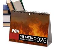 Byuexhp Calendrier mural 2026, avec 12 mois, planificateur éducatif et inspirant sur l'histoire des noirs, calendrier mensuel 2026, pour les amateurs d'histoire, femmes et hommes