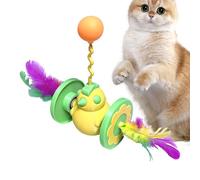 Byuexhp Canne à pêche à 360 degrés pour Le Divertissement des Chatons, basculante, pour l'entraînement, la Chasse, Les sols, Les Tapis, la Maison, Les Voyages, l'appartement, Le Jardin