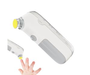 Byuexhp Coupe-Ongles Électrique | Outil À Ongles Avec 5 Têtes De Meulage,Lime Électrique avec Éclairage - Pour toute la famille à la maison et en voyage utilisation quotidienne