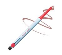 Byuexhp Crayon à lèvres volumisant, 2 en 1, cosmétique avec pinceau, crayon à lèvres lisse, pour femmes, filles, étudiants, séance photo, mariage, fête, bureau, Noël, voyage, anniversaire