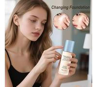 Byuexhp de Teint Blanc avec Effet Correcteur de Couleur, 30ml Couverture Intégrale Anti Cernes Hydratant, De Teint Léger Pour Ajustement De La Couleur, Pour Une Correction Du Et De L Éclat