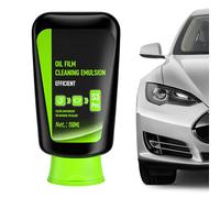 Byuexhp Dissolvant de film d'huile pour pare-brise, 150 ml, nettoyant anti-buée, nettoyant pour pare-brise, rétroviseur, intérieur, phares, pneus, moto, camion