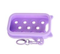 Byuexhp Étui en Silicone pour Flacon de Gel Hydroalcoolique | Souple et Portable avec Anneau Porte-Clés,Porte-Flacon de Désinfectant pour Main,pour Déplacements École Bureau Sac à Main Fille Femme