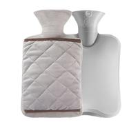 Byuexhp Housse en peluche pour bouillotte - Anti-fuite Et Réchauffant | Sac à Eau Chaude avec Housse en Peluche - pour Camping Transports Dortoir École Étudiants Adolescents Filles Femmes Personnes