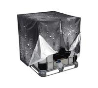 Byuexhp Housse pour réservoir d'eau extérieur - Protection imperméable à Fermeture éclair réutilisable pour récupérateur de Pluie | Housse pour conteneur d'eau,pour Jardin, pelouse, Cour,