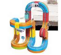 Byuexhp Kit de Jeu de Chemin de Fer | Jeu de Chemin de Fer magnétique pour Apprendre et Construire - Kit électrique - pour à partir de 3 Ans et Plus et Les Filles pour fête d'anniversaire