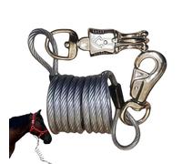 Byuexhp Longes pour Chevaux,Équipement en Nylon - Licou De Conduite avec Extension À Ressort,pour Moutons Volaille Bétail Ferme Extérieur Écurie Pâturage Concours