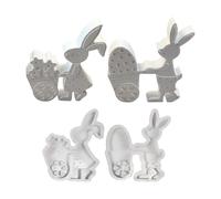 Byuexhp Moules en silicone pour travaux manuels, démoulage facile, outil de coulée ouvert, pâte à modeler, pour bougeoirs en plâtre pour décoration de table