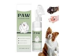 Byuexhp Nettoyant pour pattes de chien - Accessoire de nettoyage avec brosse en silicone - 100 ml - Nettoyage en profondeur - Pour chiens boueux, chats, petites et moyennes races - Pour la maison, les