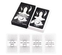 Byuexhp Paquet de Cartes Tarot,54 Cartes pour La Divination du Destin Et Le Plateau De Jeu,Jeu de Société Tarot | pour Réunions Familiales Fêtes Expérience Amusante Captivante Gameplay Imaginatif