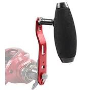 Byuexhp Pièces de Rechange pour Moulinet - molette de Commande en Aluminium - poignée de Canne à pêche Type T Compatible avec Un Trou de 8 mm x 5 mm,pour la pêche en mer, en Eau Douce, dans Les Lacs,