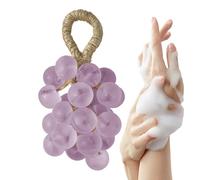 Byuexhp Pièces de savon faites à la main | Savon à main réaliste raisin, savon décoratif en forme de fruit - pour le visage, les mains, le corps, la salle de bain, la douche, le voyage, la maison, les