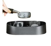 Byuexhp Portafilter Nettoyeur de Poste de Travail avec Brosse | Support de Nettoyage à, pour Porte-Filtre de 51, 53, 58 mm, ménage, Cuisine, Lieu de Travail, Entretien hebdomadaire