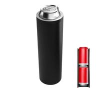 Byuexhp Porte-bière pour canettes - Protection des boissons avec 2 compartiments - Double refroidisseur de canettes - Pour limonade, eau, café, réfrigérateur, fête de la plage, cadeau pour hommes et