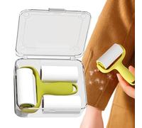 Byuexhp Rouleau anti-peluches portable - Taille de voyage - Pour chiens et chats - Rouleaux anti-peluches particulièrement adhésifs pour poils d'animaux, pour canapé, coussin, tapis, siège de voiture