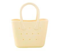 Byuexhp Sac de plage imperméable et résistant au sable - Lavable - Densité de sable mignonne - Pour bouteille d'eau, lunettes de soleil, crème solaire, collation, téléphone portable, serviette