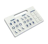 Byuexhp Solo Mahjong Board Exercice | Jeu de voyage stratégique avec 24 compartiments | Mini kit de mahjong - Pour adultes, , familles et personnes âgées - Pour fêtes et parties conviviales