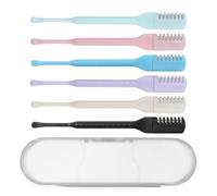 Byuexhp Tondeuse nez manuelle - 6 Pièces Manuel Portable À Double Face,Ciseaux à poils de nez avec -oreille | Pour adultes et adolescents et seniors maison appartement bureau et extérieur