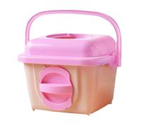 Byuexhp Transporteur Pour Hamster, Caisse De Transport Portable Avec Poignée, Transporteur Respirant pour Petit Animal, pour Hamster Gerbille Chinchilla Hérisson Furet Lézard Visite Vétérinaire Voyage