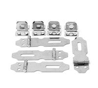 BYUTFA 4 pièces Cadenas de sécurité pour Porte de tiroir de Maison pour Agrafe à loquet en Acier Inoxydable
