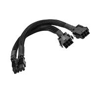 BYUTFA 8Pin mâle à Double 6 Broches Femelle câble Adaptateur 20cm CPU 8Pin vers Carte vidéo Graphique pci-Express câble répartiteur d'alimentation
