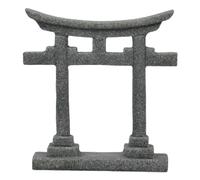 BYUTFA bibelots Aquariums décoration Aquariums Japonais Torii Porte Ornement Jardin Paysage cachettes Grotte Maison Maison de poupée Accessoires