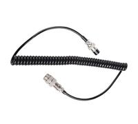 BYUTFA CB Ham Radio EX4 4Pin 4 Broches PTT Micro rallonge câble pour Uniden Midland pour STRYK Radio Walkie Tal