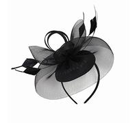 BYUTFA Couvre-Chef élégant Bibi Chapeau pilulier pour Femme Cocktail thé fête Chapeaux Exquis Bibi français pour Mariage