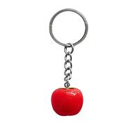 BYUTFA Creative Simulation Tomate Pendentif Porte-clés Résine Porte-clés Sac À Dos Accessoires Clé De Voiture Fob Bijoux Cadeau pour Femmes Filles