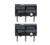 BYUTFA Lot de 2 micro-commutateurs d'origine pour souris D2FC-F-7N (20 m) (OF)