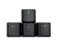 BYUTFA Lot de 4 touches de clavier rétroéclairées GL en ABS avec coque antidérapante pour G913 G915 G813