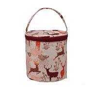 BYUTFA Sac de Rangement en Laine Sac de Rangement en Fil Sac à Tricoter Organisateur de Rangement en Laine pour Crochet et Accessoires de Tricot Porte-Fil Étui de Transport