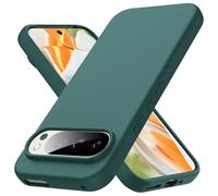 Byvuwiay Coque pour Google Pixel 9/Pixel 9 Pro, Ultra Mince Premium Housse Souple en Silicone Liquide, Coque de Protection pour Google Pixel 9/Pixel 9 Pro -Vert foncé