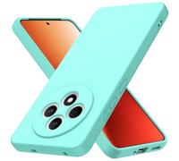 Byvuwiay Coque pour Oppo Reno 12F / Reno 12 FS 5G, Ultra Mince Premium Housse Souple en Silicone Liquide, Coque de Protection pour Oppo Reno 12F / Reno 12 FS 5G - Vert Clair