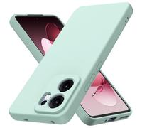 Byvuwiay Coque pour Oppo Reno 13F 5G/4G, Ultra Mince Premium Housse Souple en Silicone Liquide - Menthe