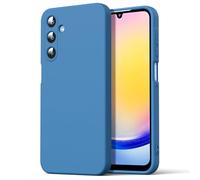 Byvuwiay Coque pour Samsung Galaxy A25 5G, Ultra Mince Premium Housse Souple en Silicone Liquide, Coque de Protection pour Samsung Galaxy A25 5G - Bleu