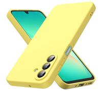Byvuwiay Coque pour Samsung Galaxy A26 5G, Ultra Mince Premium Housse Souple en Silicone Liquide, Coque de Protection pour Samsung Galaxy A26 5G - Jaune