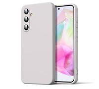 Byvuwiay Coque pour Samsung Galaxy A35 5G, Ultra Mince Premium Housse Souple en Silicone Liquide, Coque de Protection pour Samsung Galaxy A35 5G - Taupe