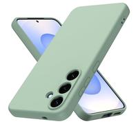 Byvuwiay Coque pour Samsung Galaxy S25 5G, Ultra Mince Premium Housse Souple en Silicone Liquide, Coque de Protection pour Samsung Galaxy S25 5G - Matcha