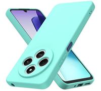 Byvuwiay Coque pour Xiaomi Redmi 14C/Xiaomi Poco C75, Ultra Mince Premium Housse Souple en Silicone Liquide, Coque de Protection pour Xiaomi Redmi 14C/Xiaomi Poco C75 - Vert Clair