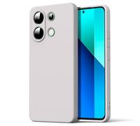 Byvuwiay Coque pour Xiaomi Redmi Note 13 4G, Ultra Mince Premium Housse Souple en Silicone Liquide, Coque de Protection pour Xiaomi Redmi Note 13 4G - Taupe