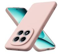 Byvuwiay Coque pour Xiaomi Redmi Note 15 Pro Plus 5G / Poco M8 Pro 5G, Ultra Mince Premium Housse Souple en Silicone Liquide - Rose