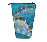 BYwenhopnbs Étui à Crayons télescopique Fish Salmon 1