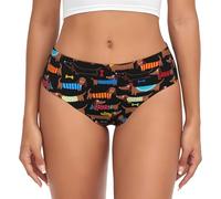BYwenhopnbs J'aime Mon Chien, imprimé teckels, Culotte de Soutien pour Femme, sous-vêtement Confortable et Doux pour Femme